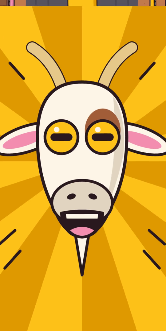 The name call: look back and the goat is waiting